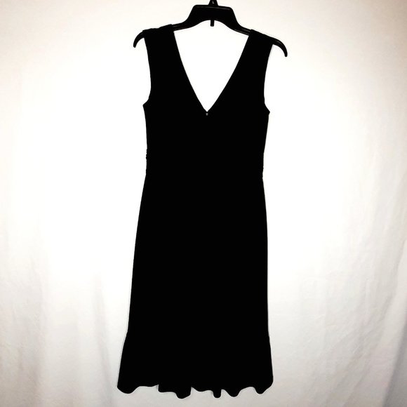 White House Black Market Dresses & Skirts - WHITE HOUSE BLACK MARKET Sleeveless Formal Dress-Bottom Ruffle & Top Swag Size 8